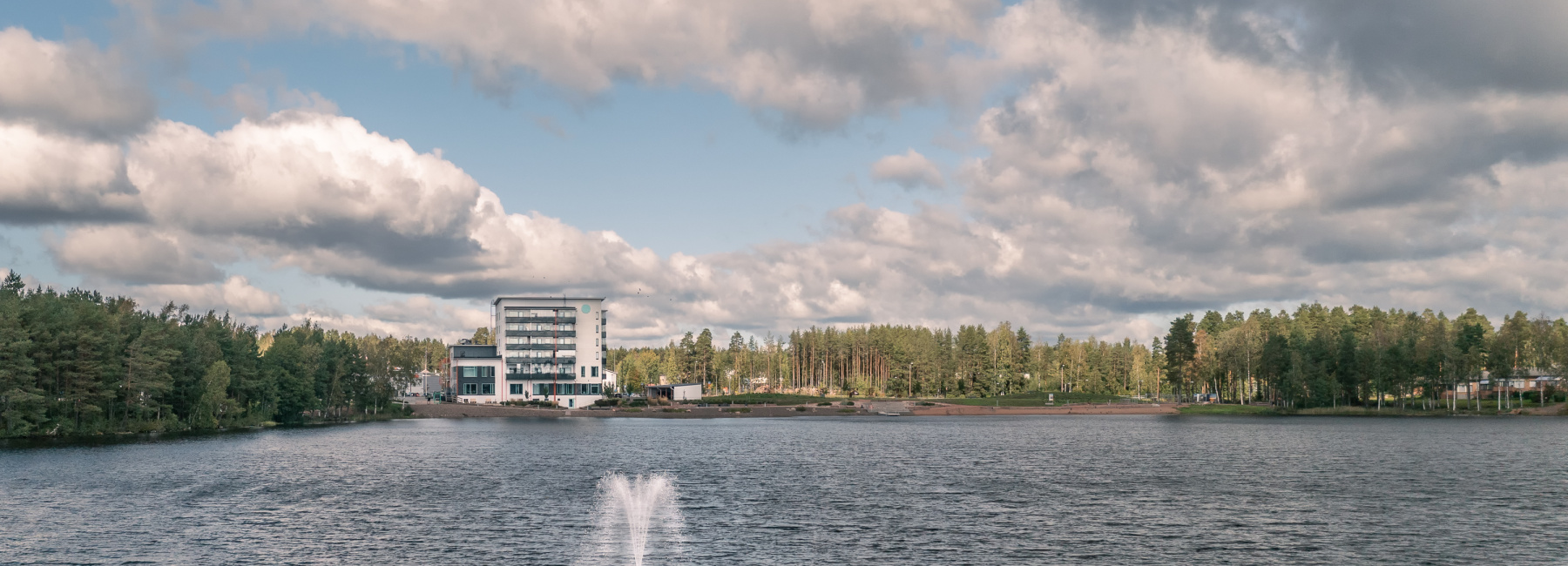 Näkymä Huutjärvelle.