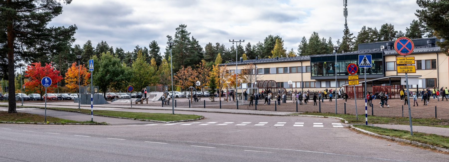 Huutjärven koulu. Pyhtään kunta / Carl Svanfält