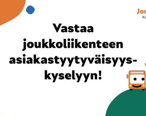 Joukkoliikenteen tyytyväisyyskysely kevät 2026
