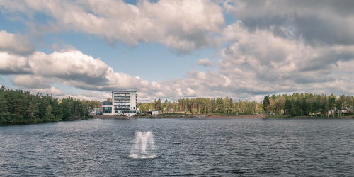 Näkymä Huutjärvelle.