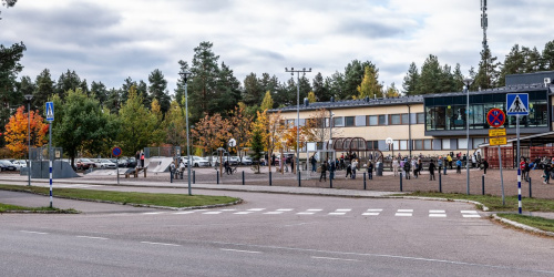 Huutjärven koulu. Pyhtään kunta / Carl Svanfält